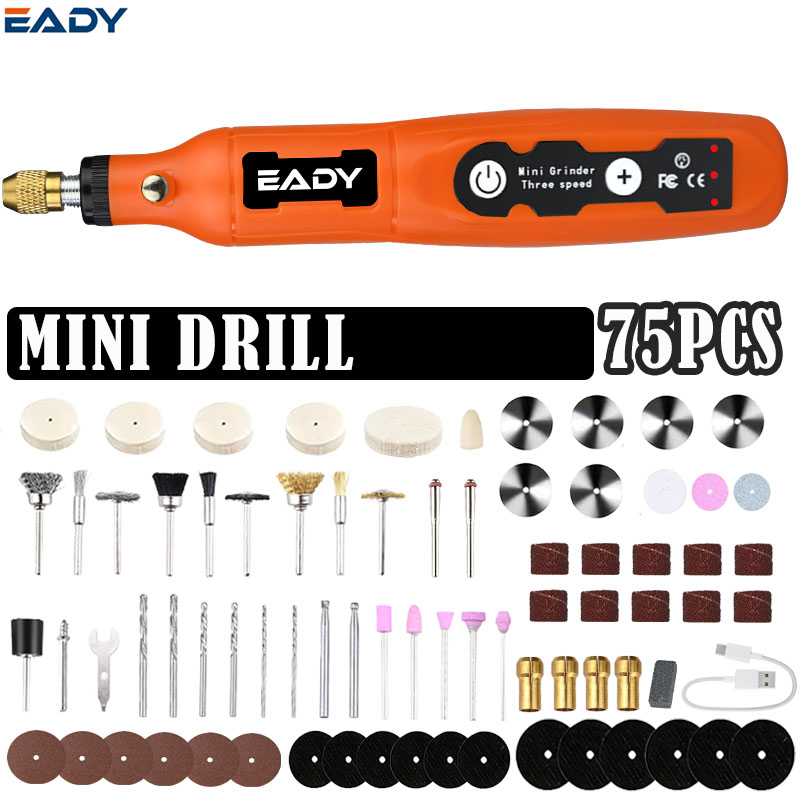 Power Tools Aeg - สว่านไร้สาย USB ขนาดเล็กและปากกาแกะสลัก – เครื่องมือหมุนสำหรับงานเครื่องประดับ, โลหะ,