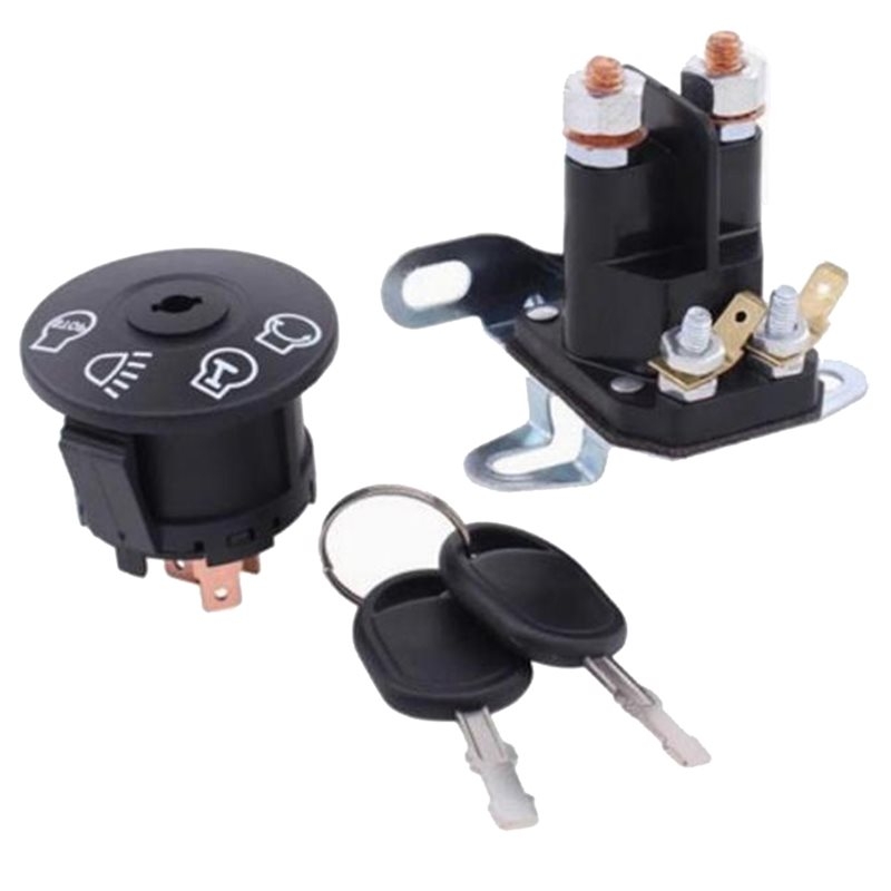Power Tools Combo Kits - คุณภาพเชื่อถือได้ ชุดคีย์สวิตช์เครื่องตัดหญ้า ZD-017 และรีเลย์โซลินอยด์สตาร์ทเตอร์ - ชุดครบสำหรับอุปกรณ์เครื่องมือไฟฟ้าในสวน