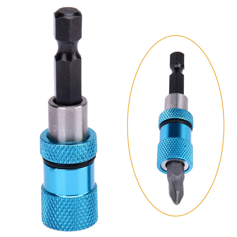 Power Tools You Must Have - ที่ยึดดอกสว่านแม่เหล็กขนาด 60 มม. 2 ชิ้น พร้อมก้านหกเหลี่ยม