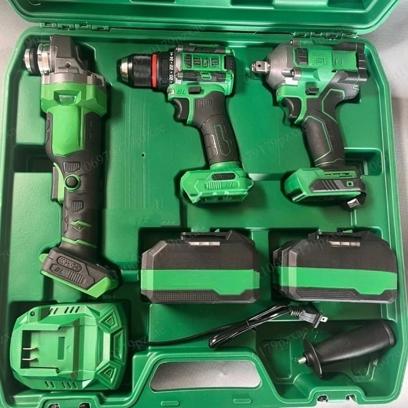Power Tools Combo Kits - ชุดเครื่องมือไฟฟ้า 3 in 1 ประกอบด้วย ประแจไฟฟ้าไร้แปรงถ่าน