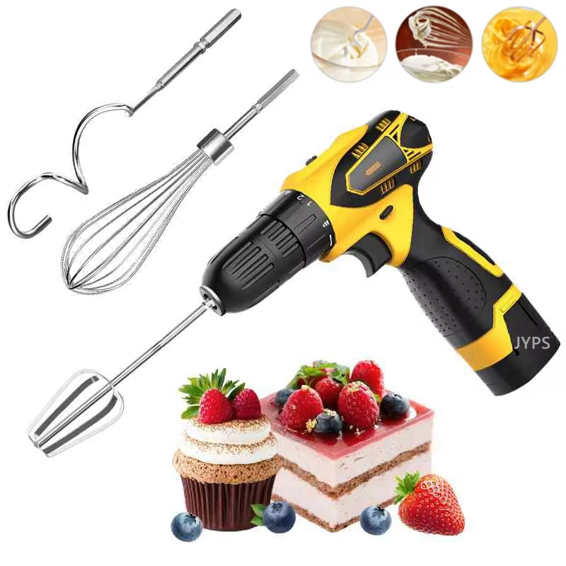 Power Tools Safety - เครื่องตีไข่สแตนเลส เครื่องผสมอาหารแบบมือถือ เหมาะสำหรับเครื่องผสมอาหารไฟฟ้า เครื่องตีครีม เครื่องตีแป้ง อุปกรณ์ทำขนม