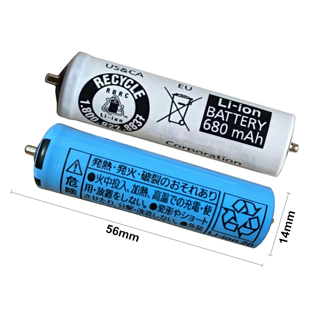 Power Tools Panasonic - แบตเตอรี่ Li-Ion 680mAh สําหรับเครื่องโกนหนวดไฟฟ้า Panasonic ES4001