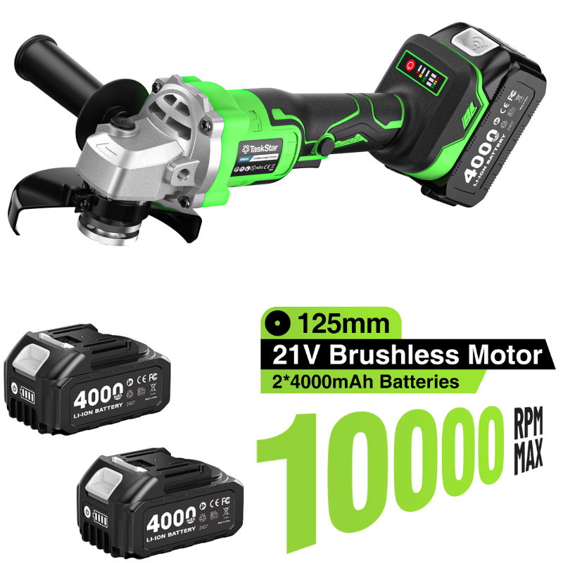 Power Tools Makita Set - ชุดเครื่องเจียร TaskStar 10000 รอบต่อนาที แบบไร้สาย 21V