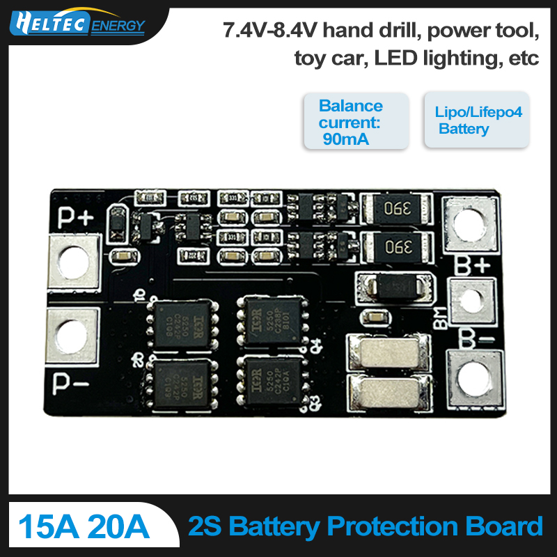 Power Tools Aeg - 2S 15A 20A 7.4V 18650 แบตเตอรี่ลิเธียมบอร์ดป้องกัน/บอร์ด