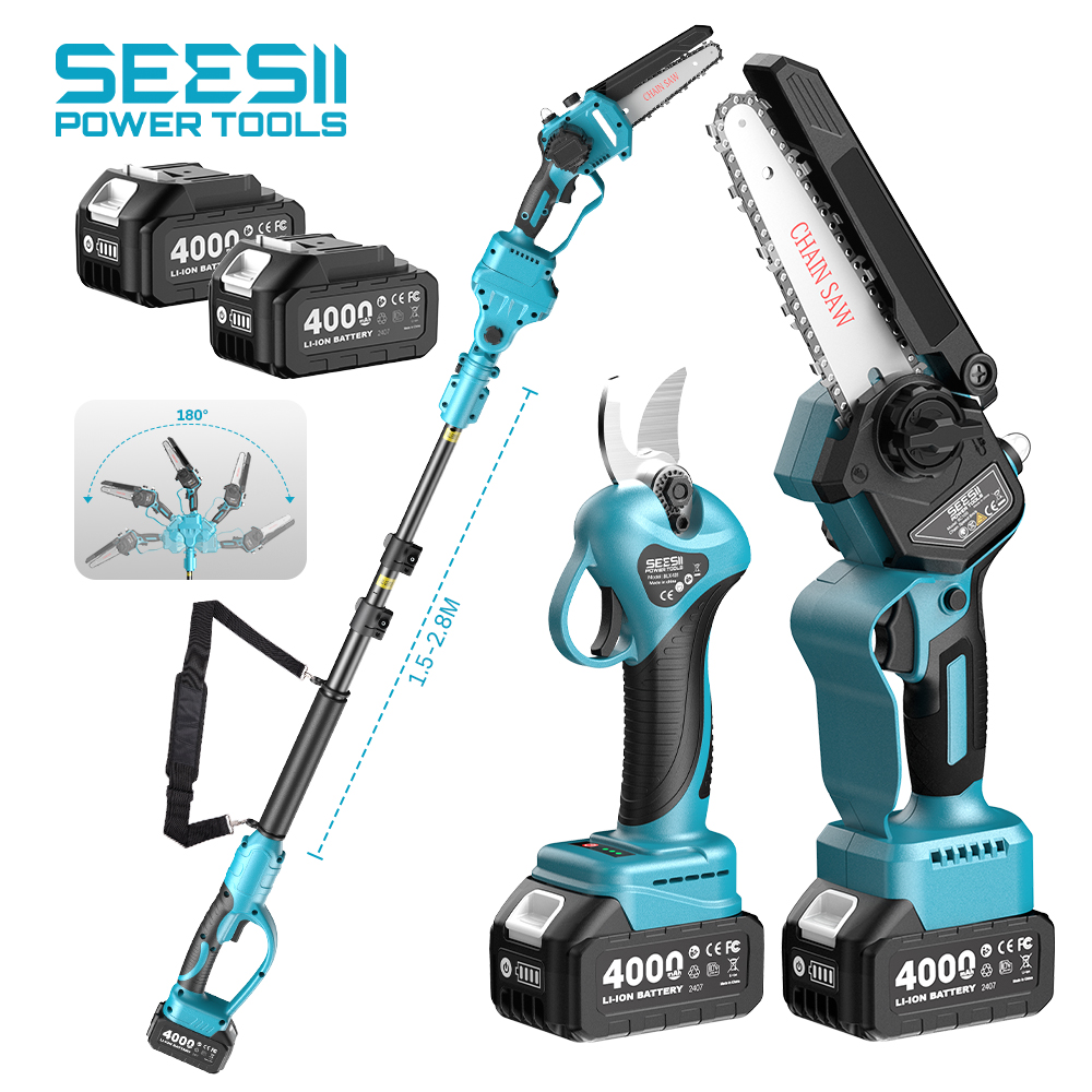 Power Tools Makita Set - กรรไกรไฟฟ้าไร้สาย SEESII 3-in-1 แบบไม่มีแปรงถ่าน ขนาด 30