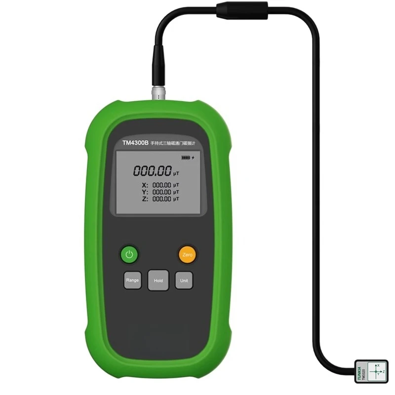 Power Tools Vector - เครื่องวัดสนามแม่เหล็กแบบพกพาชนิดฟลักซ์เกตสามแกน สำหรับการวัดค่าเวกเตอร์สนามแม่เหล็กสามมิติ