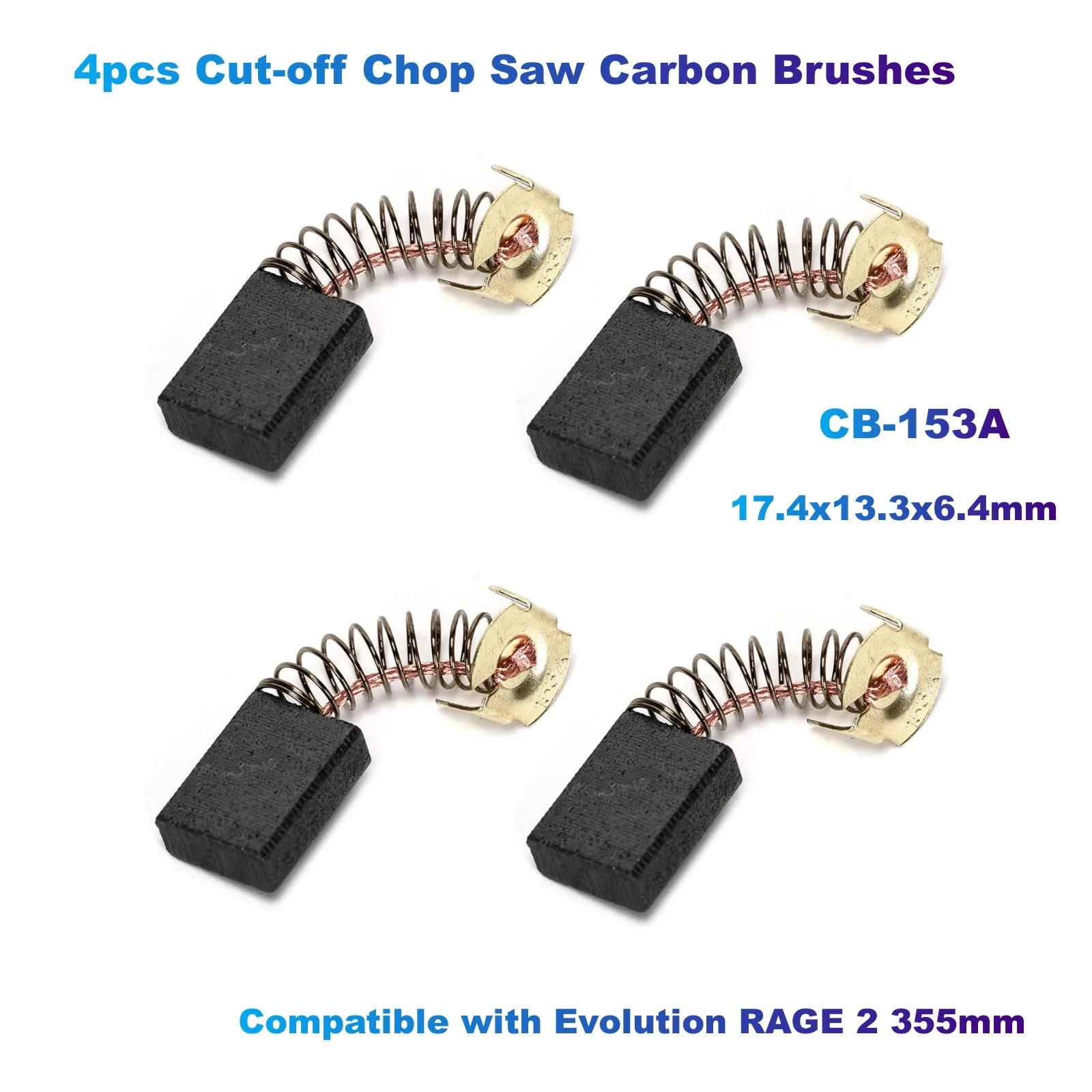 Power Tools Evolution - 4pcs CUT-off Chop Saw แปรงคาร์บอน CB-153A