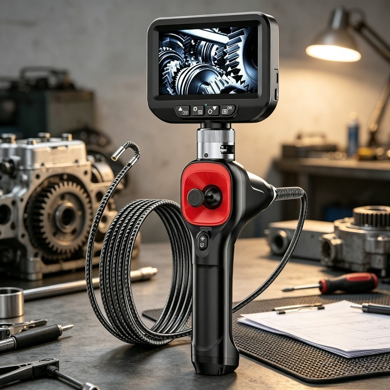 Power Tools Inspection - กล้องตรวจสอบท่อแบบกันน้ำ 6 มม. พร้อมระบบปิดอัตโนมัติสำหรับงานอุตสาหกรรม