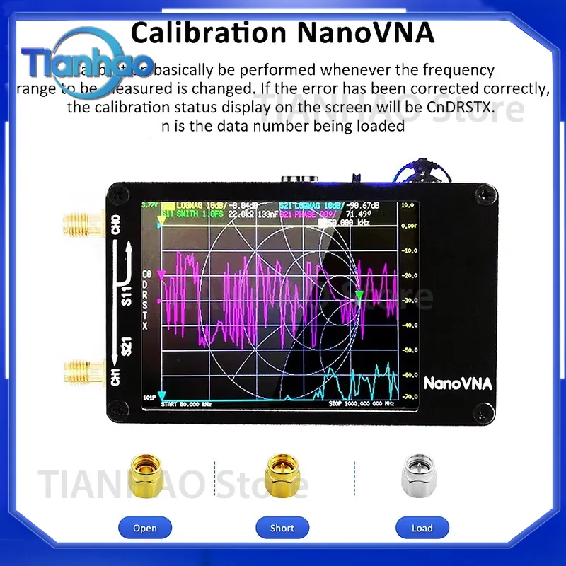 อัปเกรด TFT NanoVNA-H ขนาด 2.8 - Power Tools Vector บทวิจารณ์และราคา