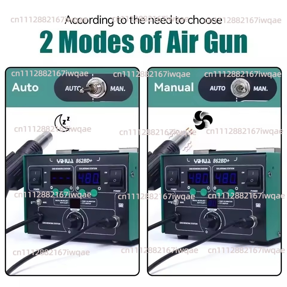 YIHUA 862BD+ ปืนลมร้อนสถานีบัด - Power Tools Used In Welding บทวิจารณ์และราคา