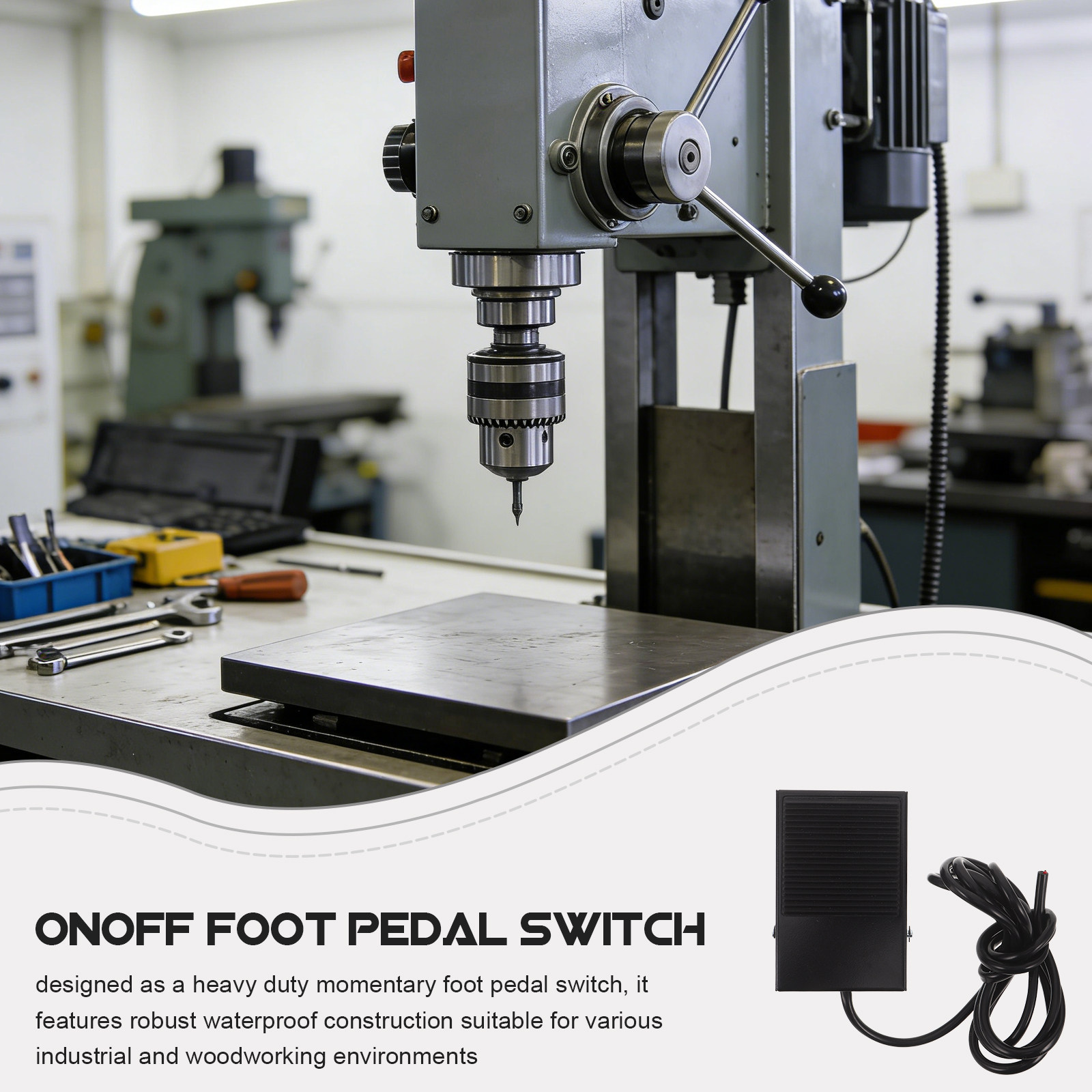 สวิตช์เท้าแบบกดติดปล่อยดับ สำห - Power Tools Machine บทวิจารณ์และราคา