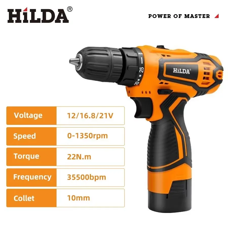 HILDA 12V/16.8V สว่านไร้สาย, ไ - Power Tools You Must Have บทวิจารณ์และราคา