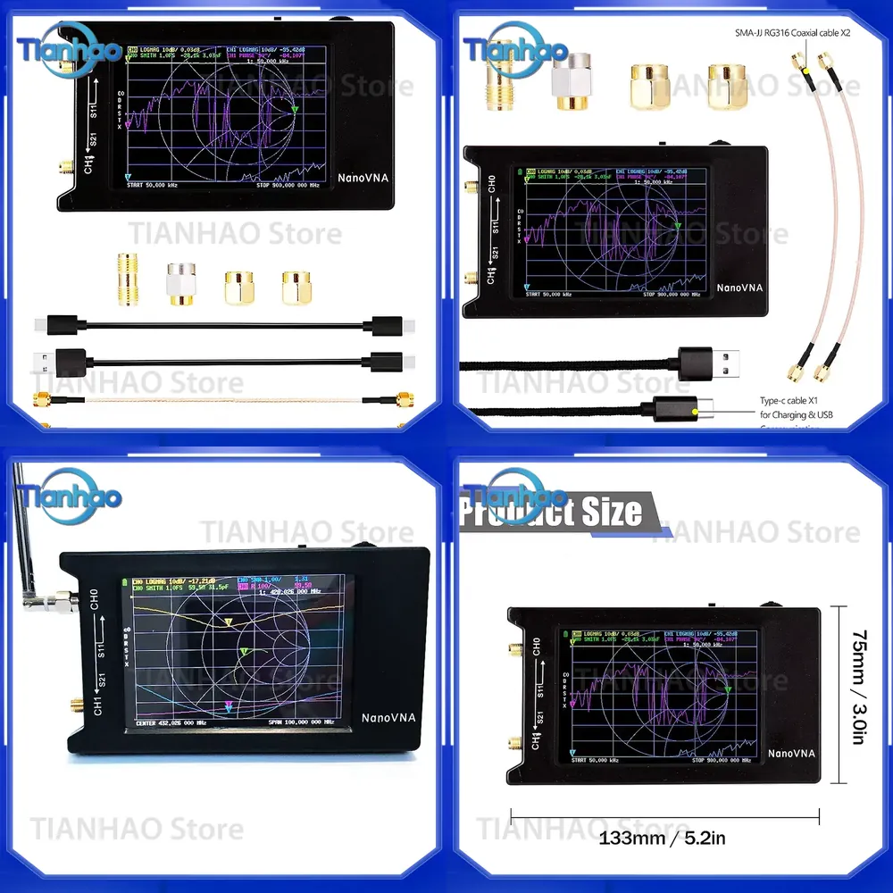 NanoVNA-H4 สำหรับเครื่องวิเครา - Power Tools Vector บทวิจารณ์และราคา