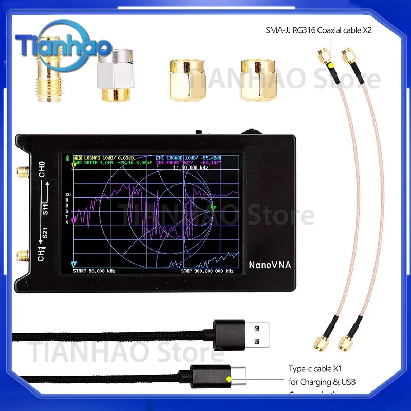NanoVNA-H4 สำหรับเครื่องวิเครา - Power Tools Vector บทวิจารณ์และราคา
