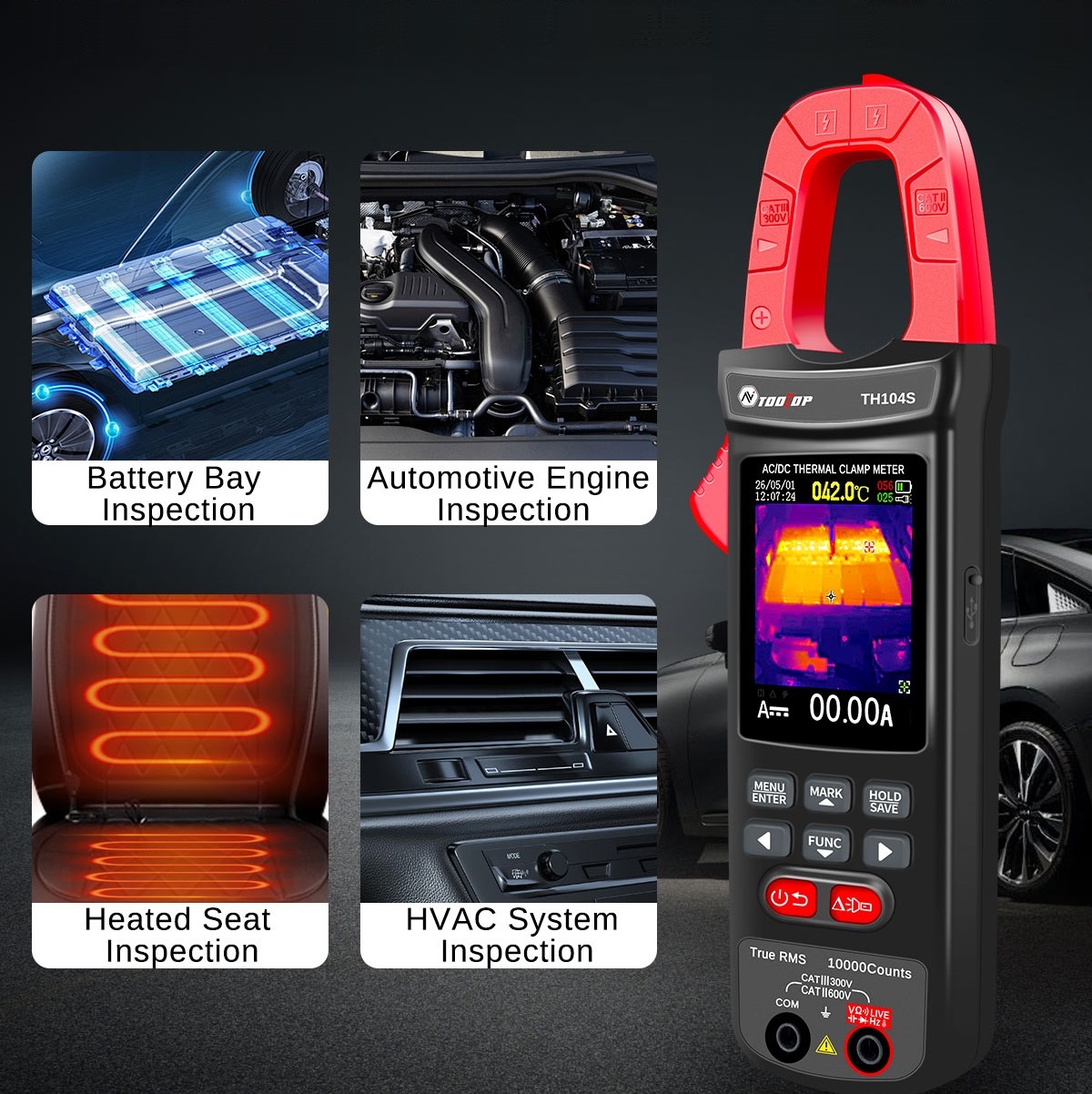 เครื่องวัดกระแสไฟฟ้าแบบหนีบ TH - Power Tools Inspection บทวิจารณ์และราคา