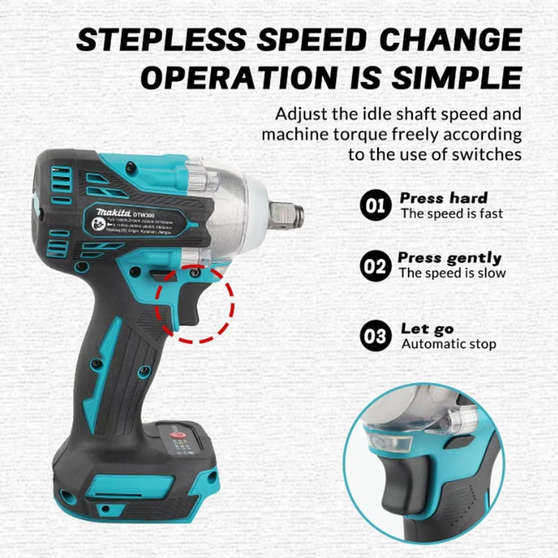 ชุดเครื่องมือประแจไร้สาย Makit - Power Tools Makita Set บทวิจารณ์และราคา